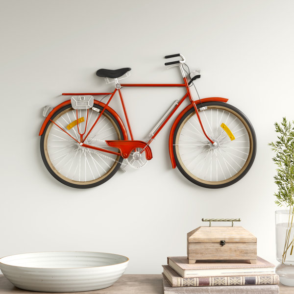 Williston Metal Bicycle Wall Décor & Reviews Wayfair